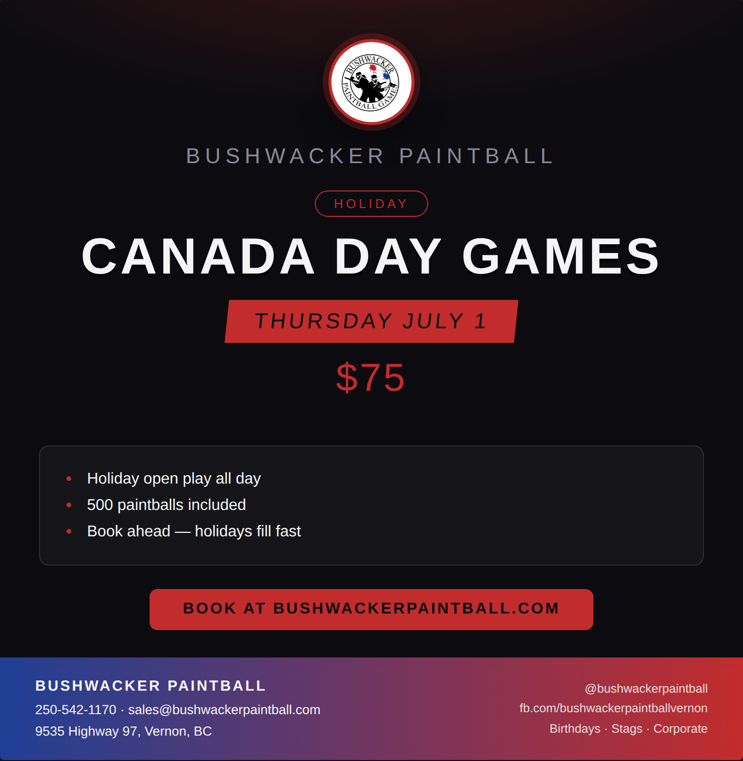 Canada Day Games cover