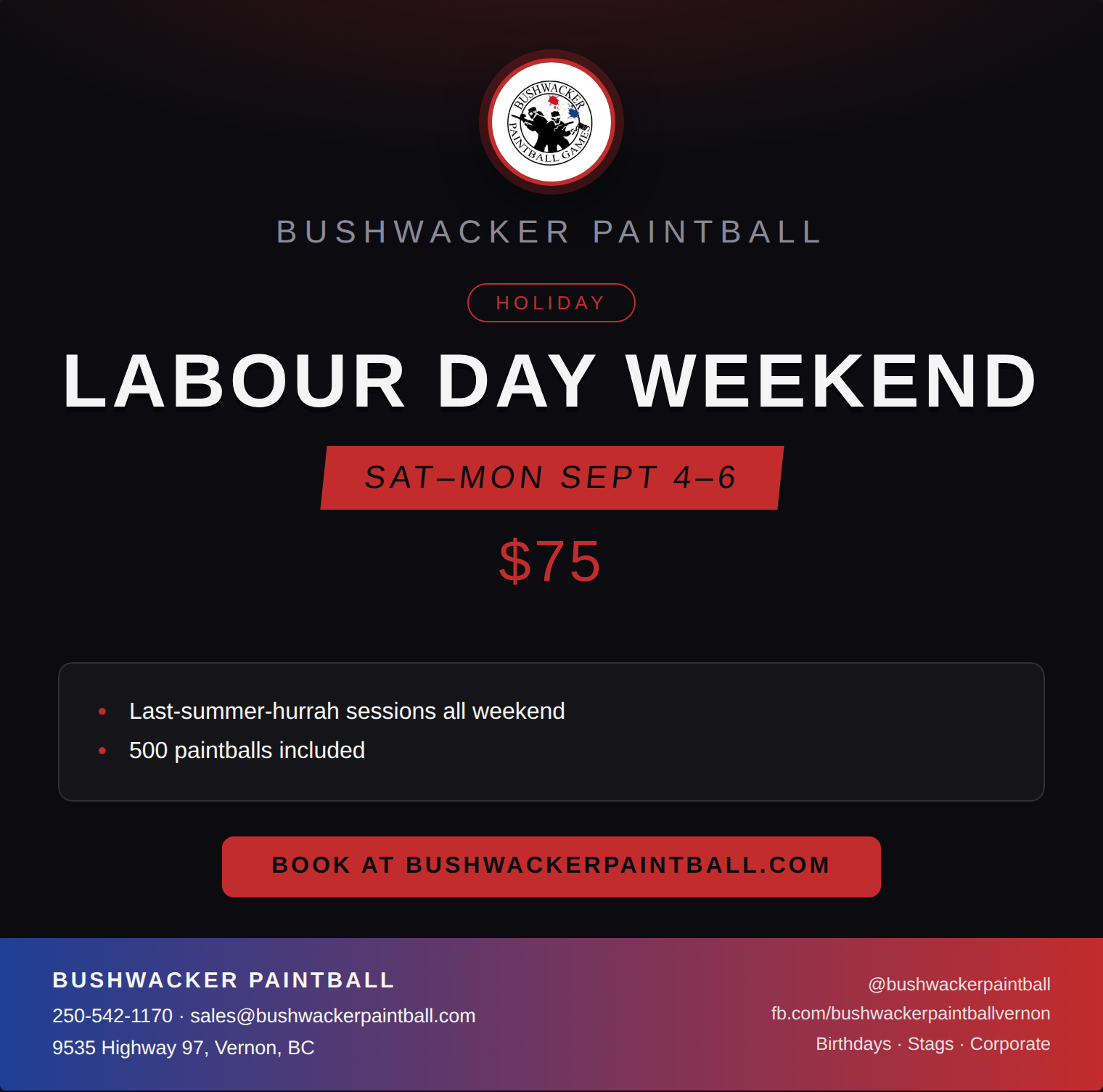 Labour Day Weekend cover